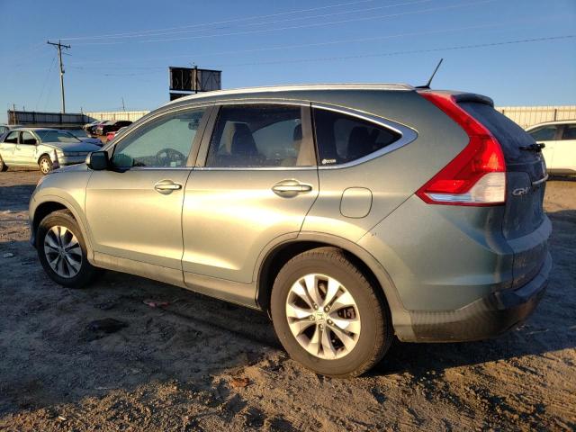 5J6RM4H76CL061872 - 2012 HONDA CR-V EXL BLUE photo 2