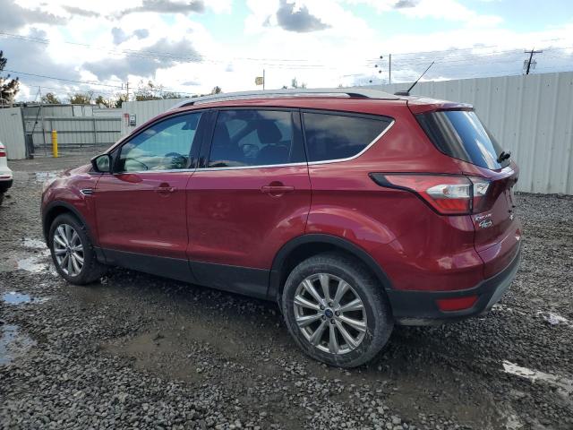 1FMCU9JD5HUC58425 - 2017 FORD ESCAPE TITANIUM RED photo 2