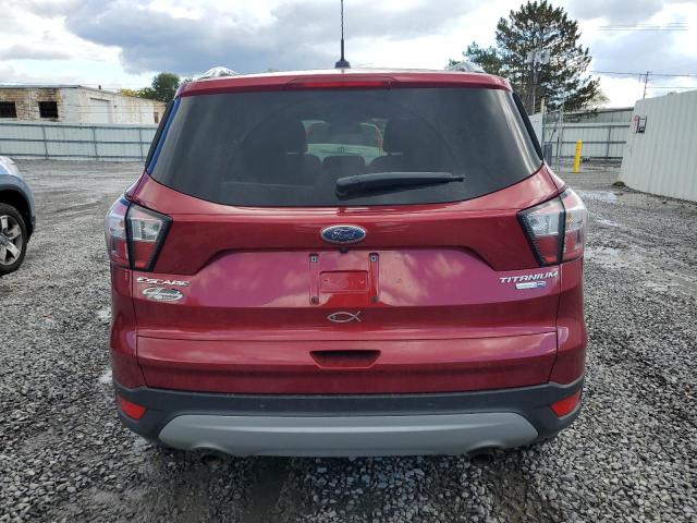 1FMCU9JD5HUC58425 - 2017 FORD ESCAPE TITANIUM RED photo 6