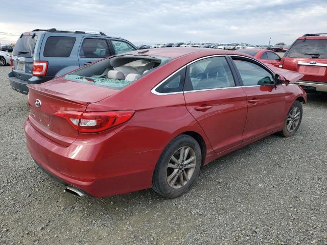 5NPE24AF1HH474497 - 2017 HYUNDAI SONATA SE RED photo 3