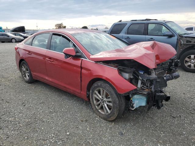 5NPE24AF1HH474497 - 2017 HYUNDAI SONATA SE RED photo 4