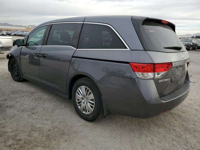 5FNRL5H21GB162765 - 2016 HONDA ODYSSEY LX CHARCOAL photo 2