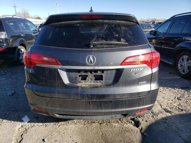 5J8TB4H38DL024758 - 2013 ACURA RDX GRAY photo 6