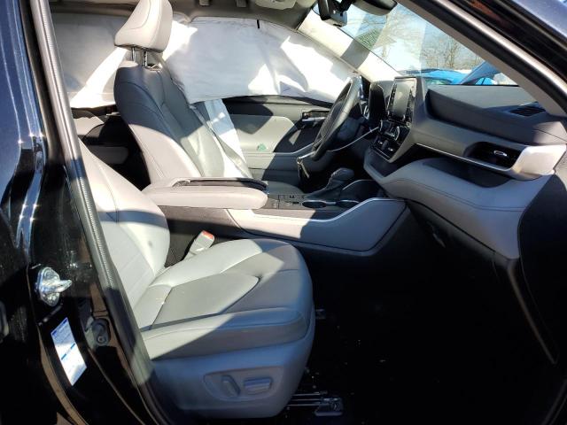 5TDHZRBH0NS213373 - 2022 TOYOTA HIGHLANDER XLE BLACK photo 7