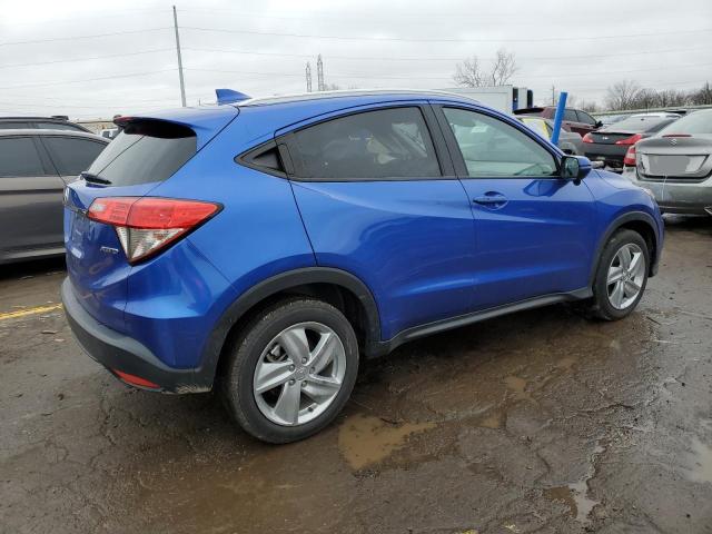 3CZRU6H53KM740506 - 2019 HONDA HR-V EX BLUE photo 3