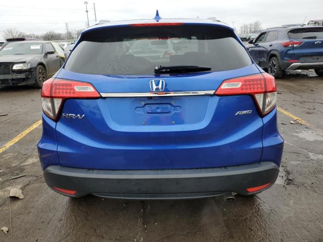 3CZRU6H53KM740506 - 2019 HONDA HR-V EX BLUE photo 6