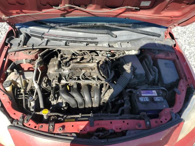 1NXBU4EE0AZ249526 - 2010 TOYOTA COROLLA BASE Бордовый фото 11