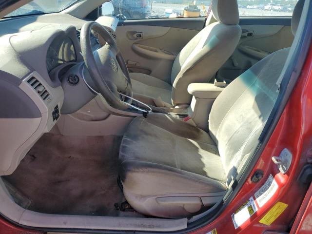 1NXBU4EE0AZ249526 - 2010 TOYOTA COROLLA BASE Бордовый фото 7