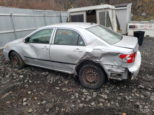 2T1BR32E55C410122 - 2005 TOYOTA COROLLA CE SILVER photo 2