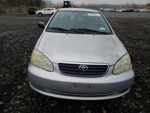 2T1BR32E55C410122 - 2005 TOYOTA COROLLA CE SILVER photo 5