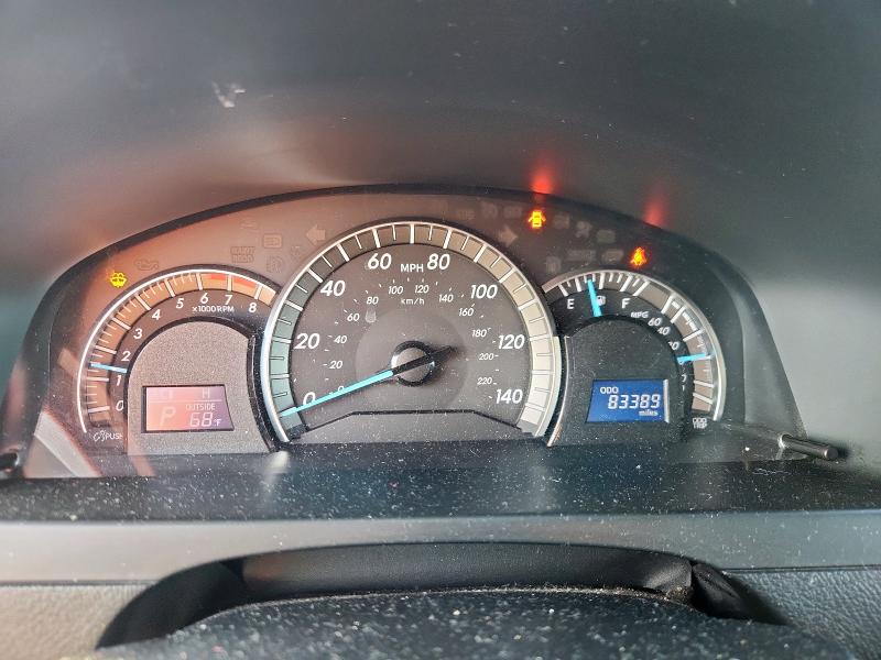 4T1BF1FK7CU202820 - 2012 TOYOTA CAMRY BASE Negro foto 9