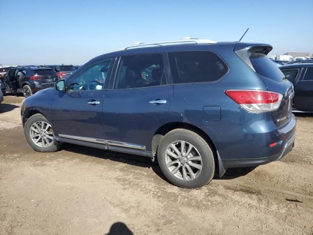 5N1AR2MM4EC607183 - 2014 NISSAN PATHFINDER S Blau Foto 2