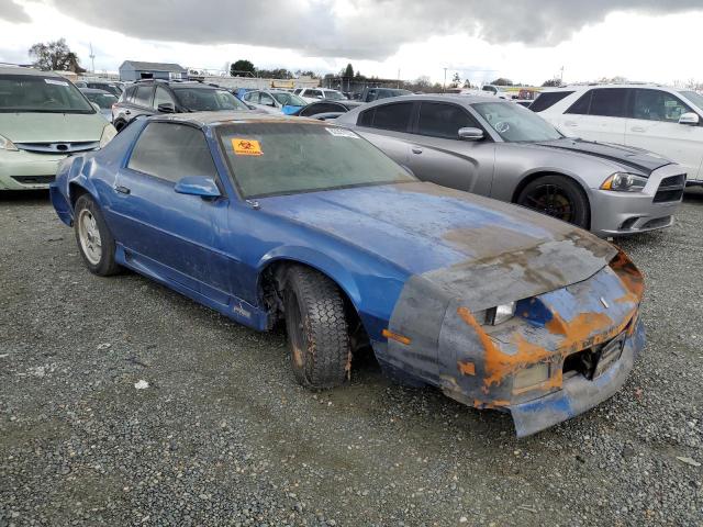 1G1FP23E7ML186187 - 1991 CHEVROLET CAMARO RS BLUE photo 4