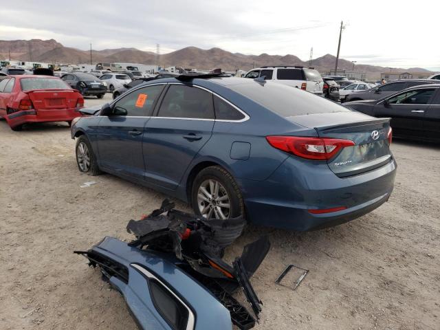 5NPE24AF3HH437869 - 2017 HYUNDAI SONATA SE BLUE photo 2