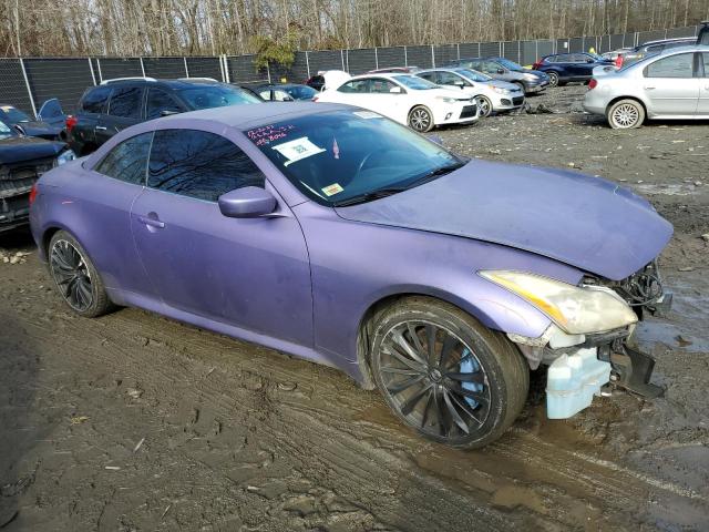 JN1CV6FE3AM353317 - 2010 INFINITI G37 BASE PURPLE photo 4