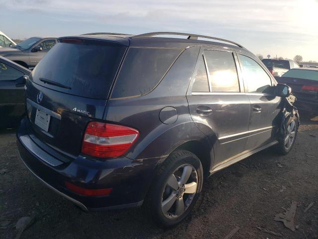 4JGBB8GB0AA602834 - 2010 MERCEDES-BENZ ML 350 4MATIC BLUE photo 3