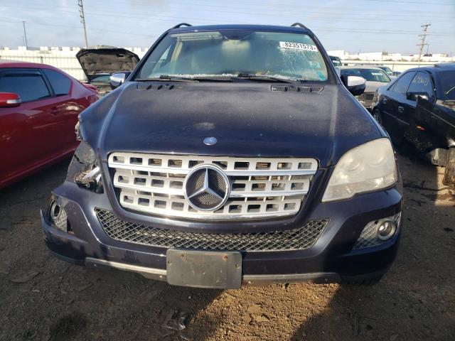 4JGBB8GB0AA602834 - 2010 MERCEDES-BENZ ML 350 4MATIC BLUE photo 5