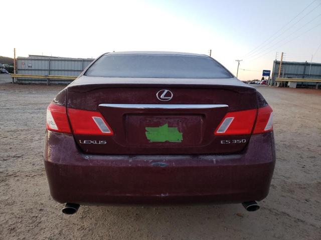 JTHBJ46G882238906 - 2008 LEXUS ES 350 MAROON photo 6