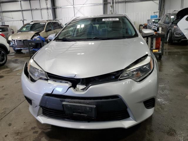 5YFBURHE4EP062113 - 2014 TOYOTA COROLLA L GRAY photo 5