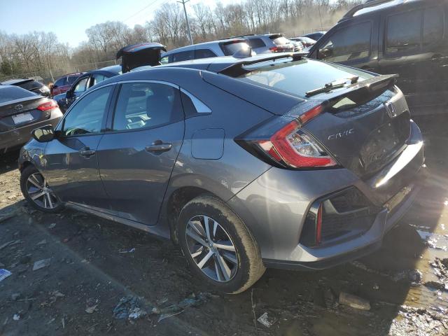 SHHFK7H36MU405247 - 2021 HONDA CIVIC LX GRAY photo 2