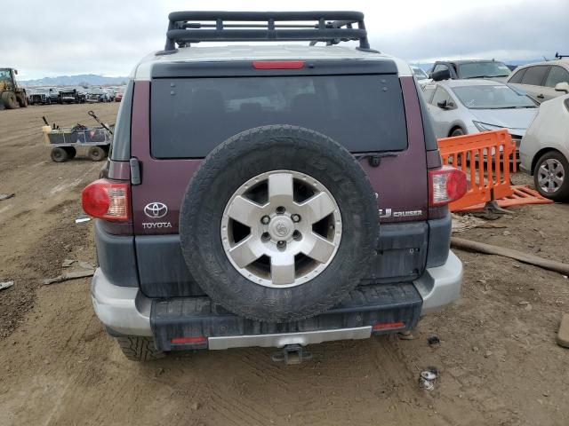 JTEBU11FX70016086 - 2007 TOYOTA FJ CRUISER BURGUNDY photo 6