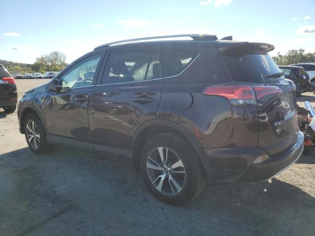 2T3RFREV0GW537522 - 2016 TOYOTA RAV4 XLE PURPLE photo 2