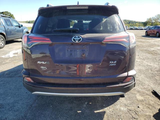 2T3RFREV0GW537522 - 2016 TOYOTA RAV4 XLE PURPLE photo 6