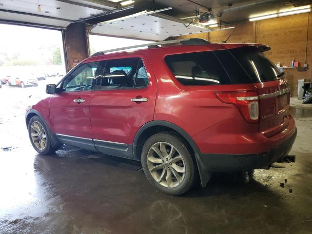 1FMHK8F84BGA17771 - 2011 FORD EXPLORER LIMITED Красный фото 2