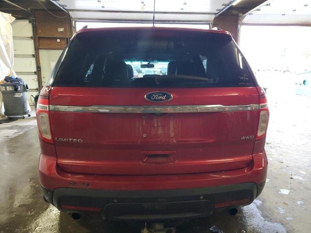 1FMHK8F84BGA17771 - 2011 FORD EXPLORER LIMITED Красный фото 6