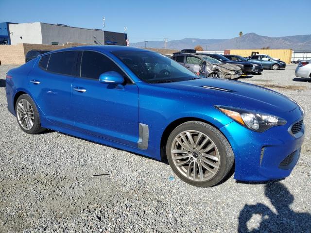 KNAE15LA7J6017636 - 2018 KIA STINGER BLUE photo 4