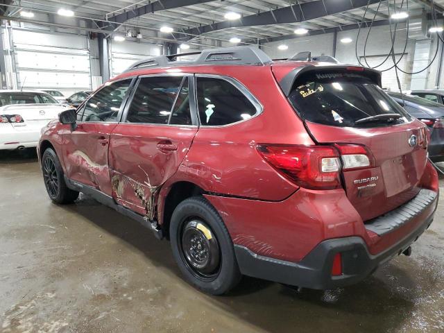 4S4BSANC9K3282745 - 2019 SUBARU OUTBACK 2.5I LIMITED RED photo 2