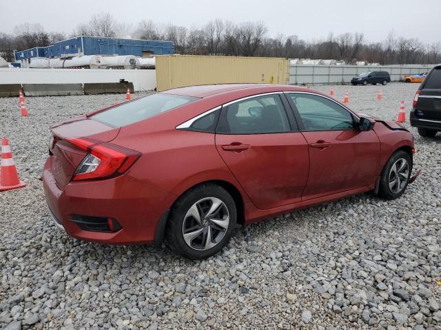 2HGFC2F6XMH534599 - 2021 HONDA CIVIC LX RED photo 3