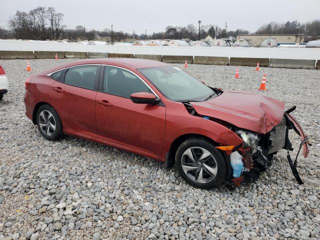 2HGFC2F6XMH534599 - 2021 HONDA CIVIC LX RED photo 4