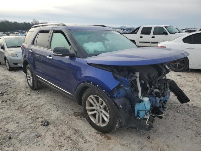 1FM5K7D86FGC46006 - 2015 FORD EXPLORER XLT BLUE photo 4