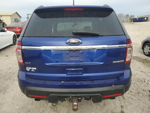 1FM5K7D86FGC46006 - 2015 FORD EXPLORER XLT BLUE photo 6