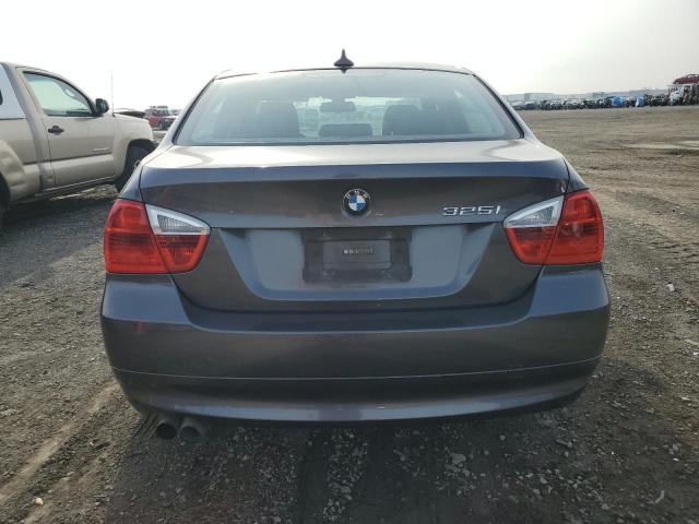 WBAVB17506NK33277 - 2006 BMW 3 SERIES I AUTOMATIC GRAY photo 6