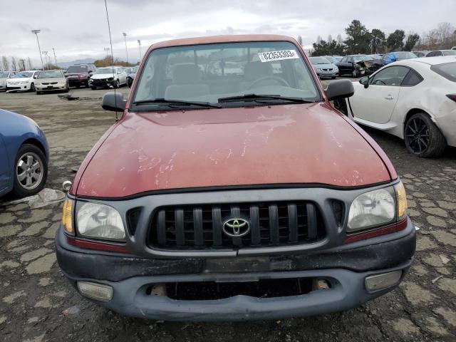 5TENL42N44Z439107 - 2004 TOYOTA TACOMA RED photo 5