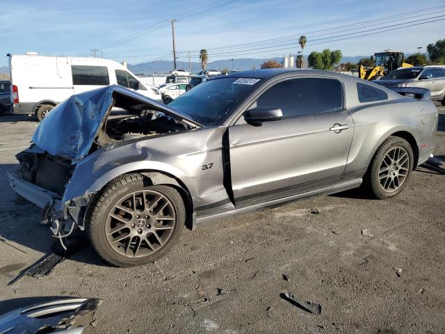 1ZVBP8AM0E5280787 - 2014 FORD MUSTANG GRAY photo 1