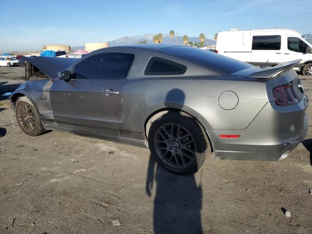 1ZVBP8AM0E5280787 - 2014 FORD MUSTANG GRAY photo 2