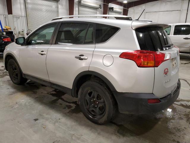 2T3ZFREV2EW083254 - 2014 TOYOTA RAV4 LE SILVER photo 2