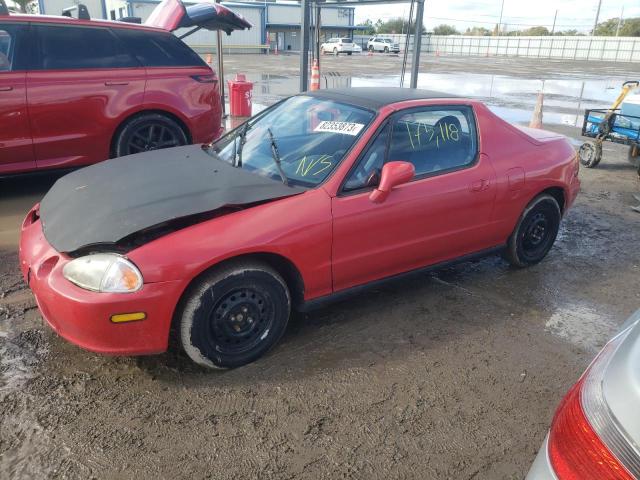 JHMEG1240SS006054 - 1995 HONDA CIVIC DEL SOL S RED photo 1