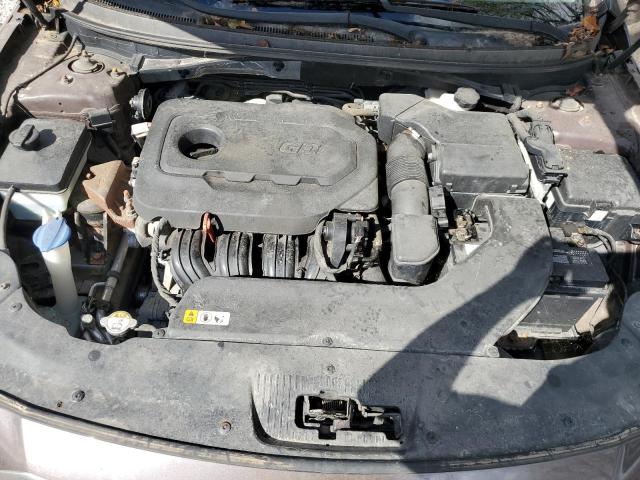 5NPE24AF8FH146815 - 2015 HYUNDAI SONATA SE BROWN photo 11