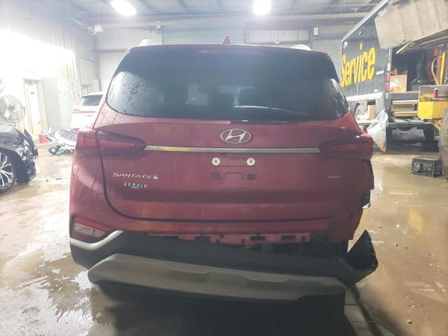 5NMS5CAD7KH125108 - 2019 HYUNDAI SANTA FE LIMITED RED photo 6