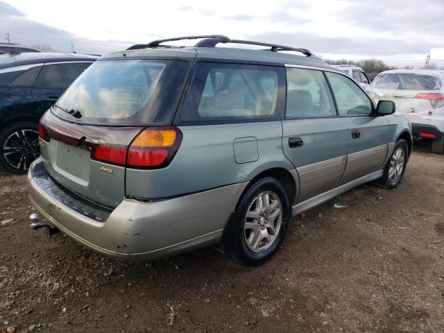 4S3BH675X37609291 - 2003 SUBARU LEGACY OUTBACK AWP 绿色 照片 3