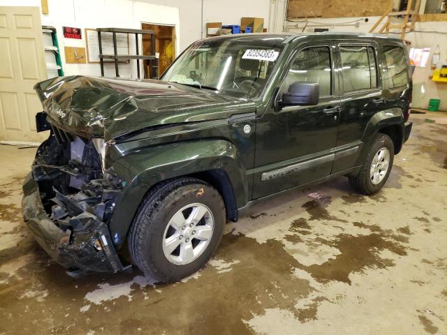 1J4PN2GK7BW565312 - 2011 JEEP LIBERTY SPORT GREEN photo 1