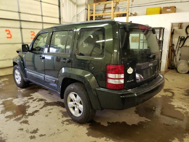 1J4PN2GK7BW565312 - 2011 JEEP LIBERTY SPORT GREEN photo 2