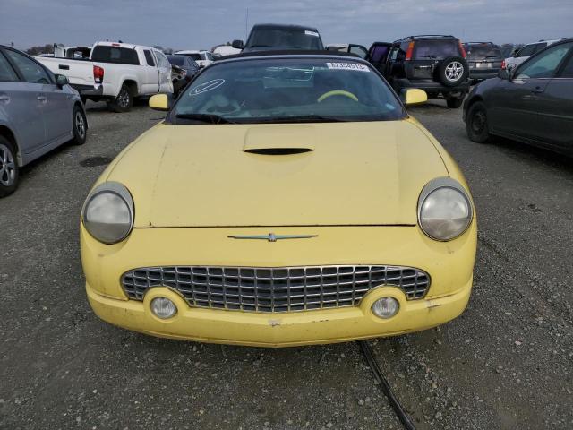 1FAHP60A62Y111270 - 2002 FORD THUNDERBIR YELLOW photo 5