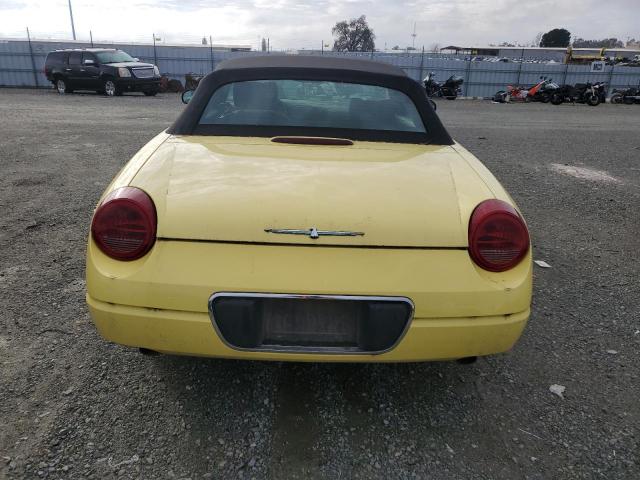 1FAHP60A62Y111270 - 2002 FORD THUNDERBIR YELLOW photo 6