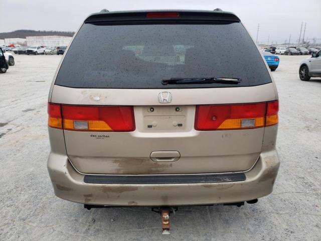 5FNRL18804B132021 - 2004 HONDA ODYSSEY EX GOLD photo 6