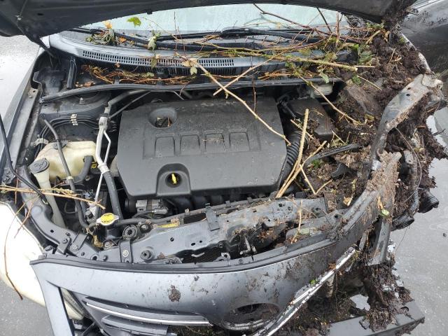 2T1BU4EEXDC980308 - 2013 TOYOTA COROLLA BASE Серый фото 11